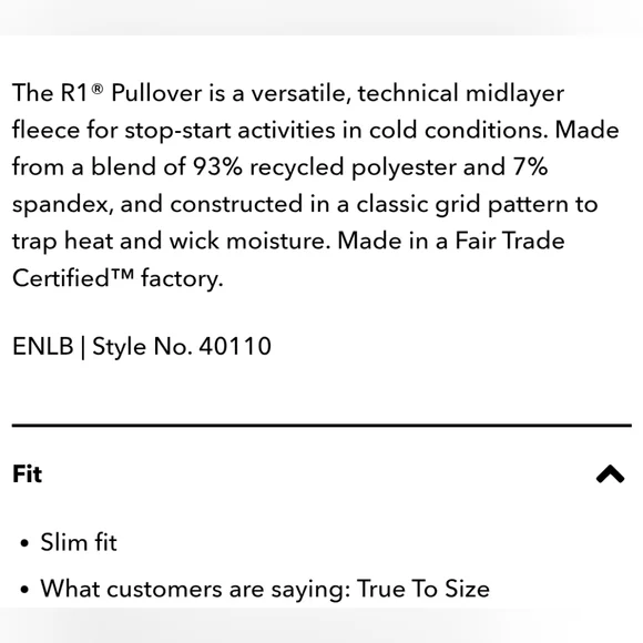 NWT Patagonia "R1 Fleece Pullover" 1/4 Zip Jacket Cosmic Gold | Men's Size 3XL - Picture 8 of 10